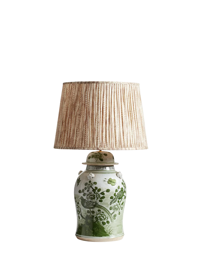 OKA Fenghuang ceramic lamp base jade - British product