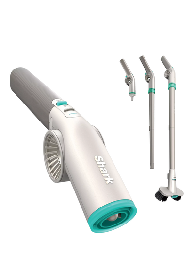 John Lewis Shark BlastBoss All-in-One Cordless Air Blasting System with BlastBroom, Dove- Buy online at McGrocer