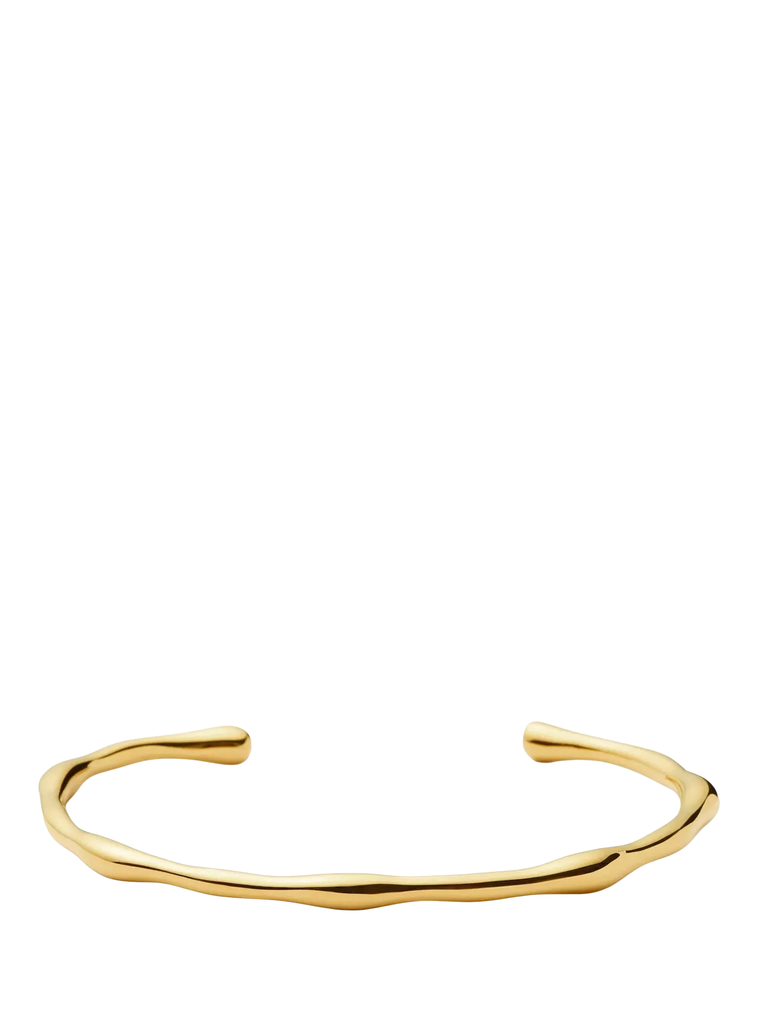 Missoma Molten Open Cuff Bracelet gold plated, imported from the UK