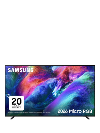 John Lewis Samsung MRE55R85H (2026) Micro RGB HDR 4K Ultra HD Smart AI TV, 55 inch, Black- Buy online at McGrocer
