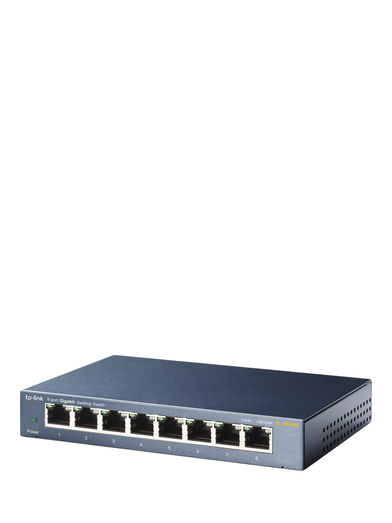 TP-Link 8-port Gigabit network switch, UK version
