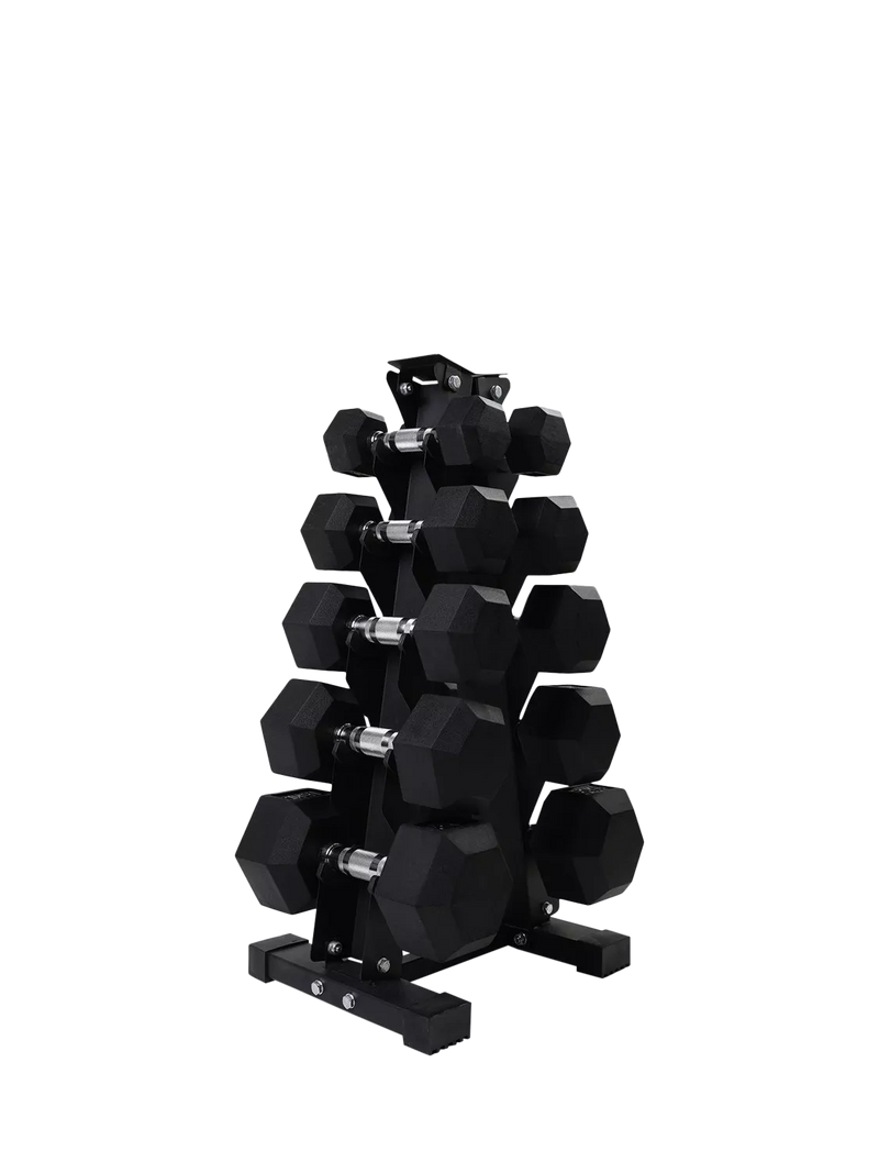 Northern Gym Equipment 5-tier dumbbell storage rack, imported from the UK
