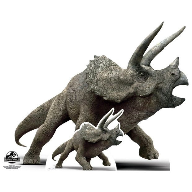 Star Cutouts Jurassic World Triceratops cardboard cutout 96x120x15cm (British brand)