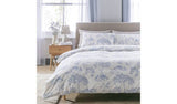 Argos Home Cow Parsley Blue and White Duvet Set Single