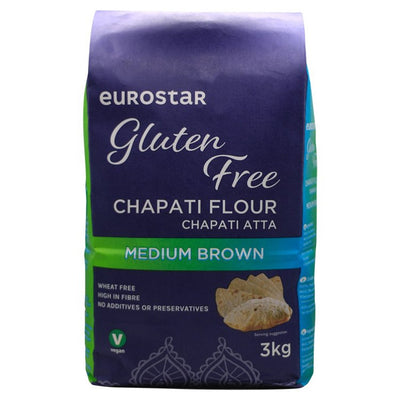 M&S Gluten Free Chapati Flour Medium Brown 3kg- Buy online at McGrocer