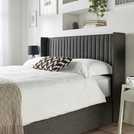 CL Soho Double Ottoman Bedframe Charcoal - British product