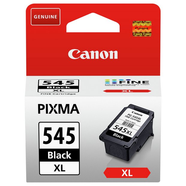 Canon PG-545 XL high capacity black ink cartridge, imported from the UK