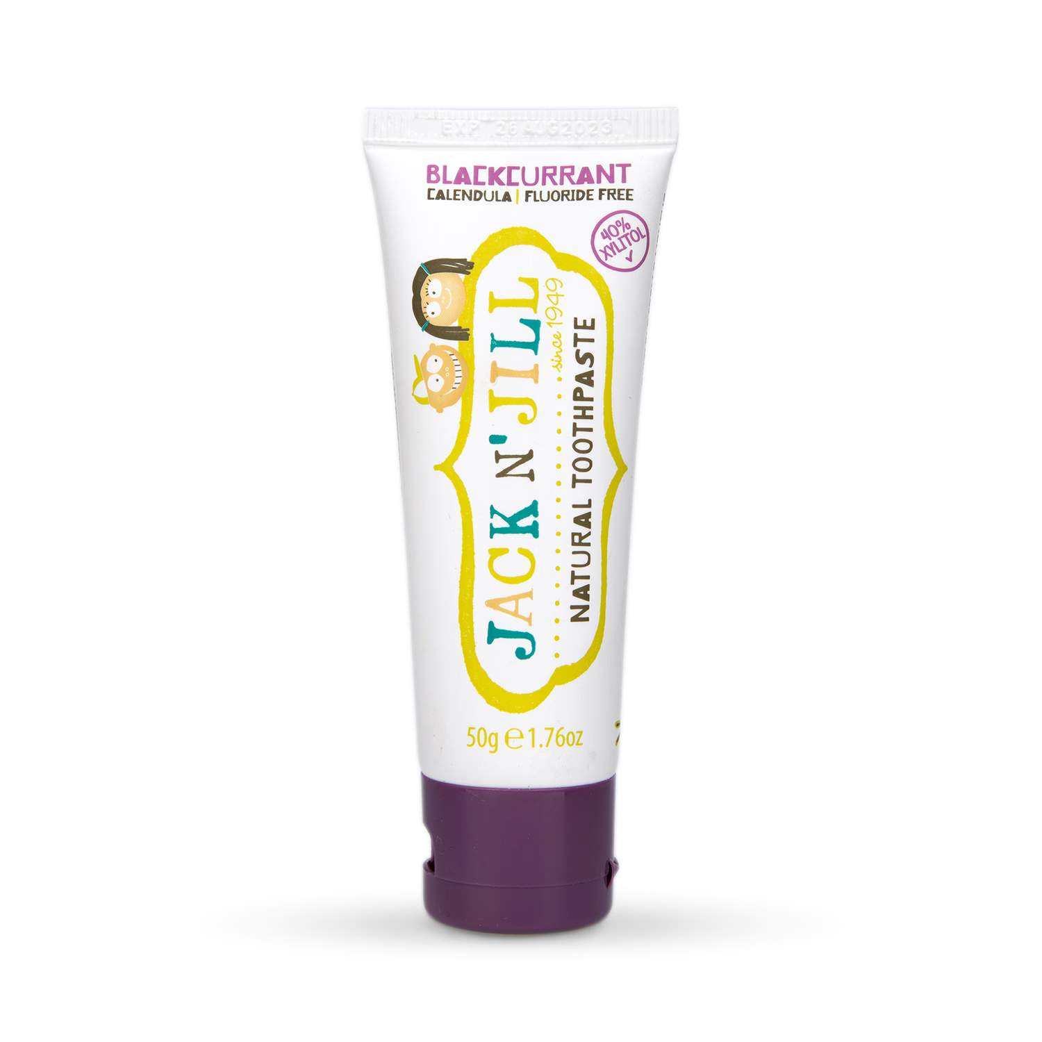 Jack N Jill Natural Certified Toothpaste Blackcurrant 50g