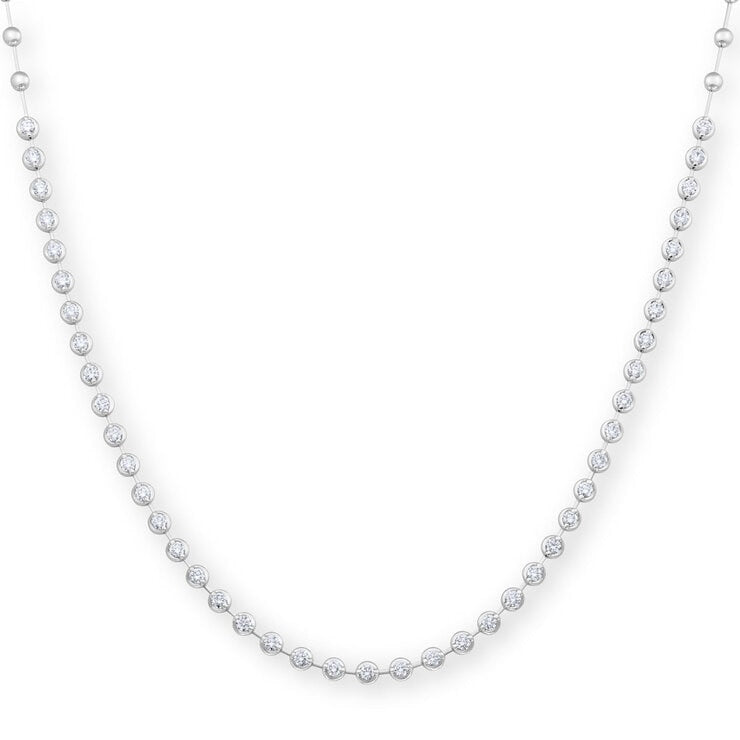 Costco Round Brilliant Diamond Necklace 3.00ctw, imported from the UK