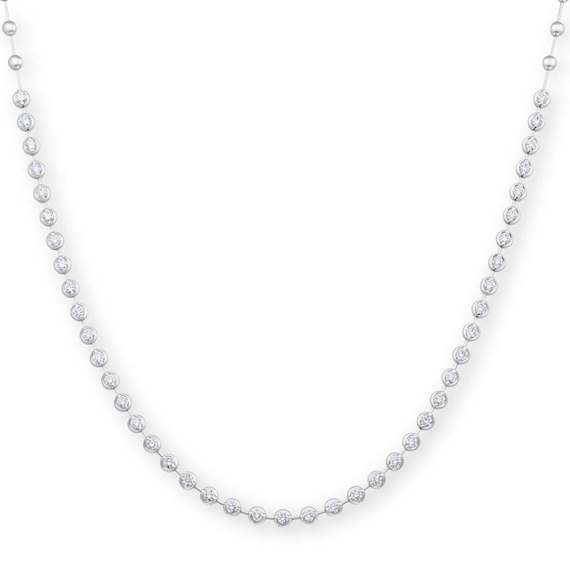Costco Round Brilliant Diamond Necklace 3.00ctw, imported from the UK