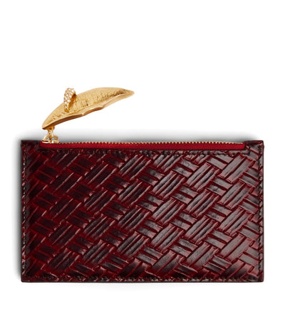 Harrods Schiaparelli Leather Mouth Zipped Cardholder- Buy online at McGrocer