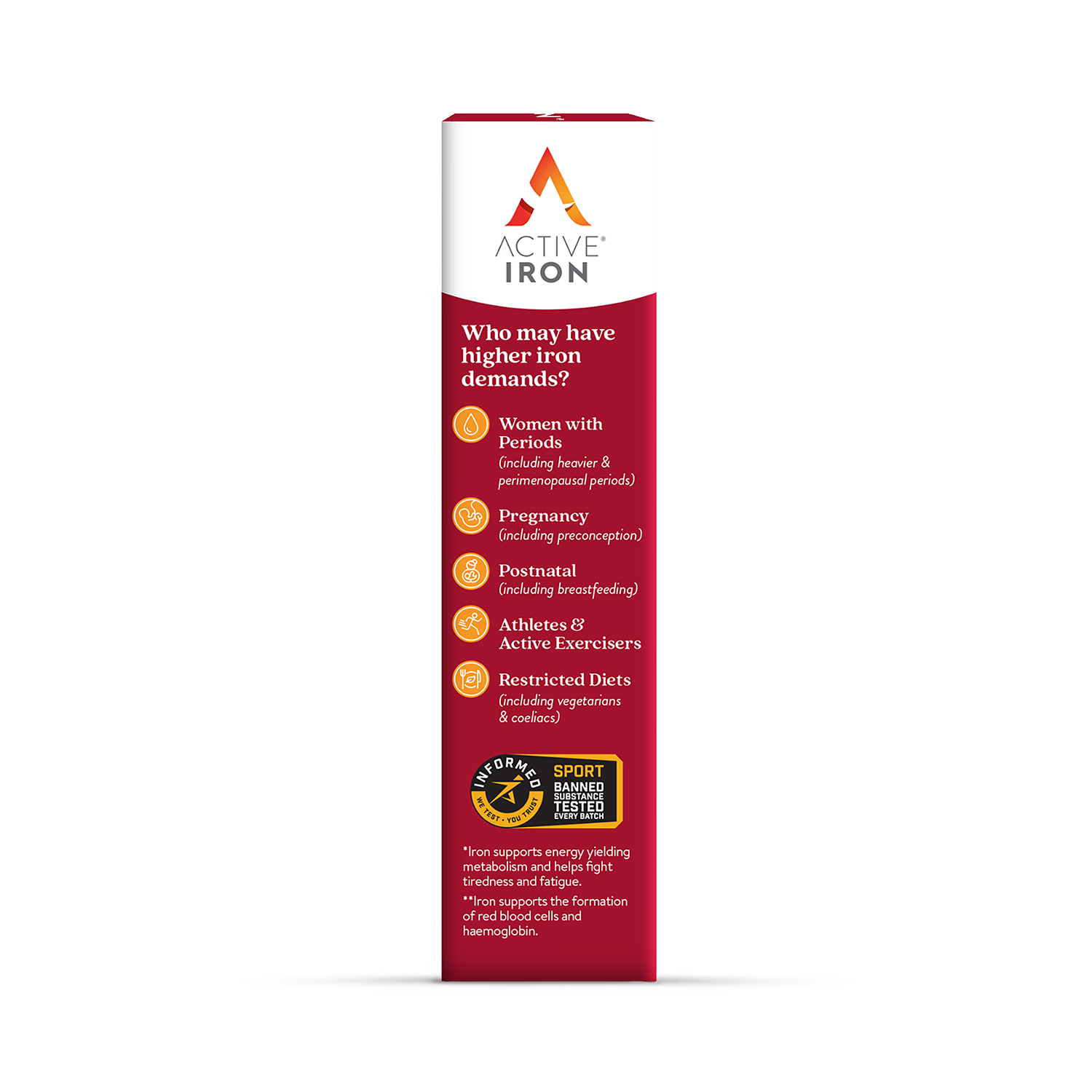 Active Iron Advance 25mg 30 Capsules - British product