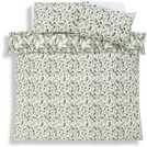 Argos Home Modern Scandi Floral Green double duvet cover set - British product