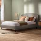 Silentnight Kingsize Fabric Bed Frame Grey (British brand)