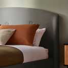 Silentnight Kingsize Fabric Bed Frame Grey (British brand)