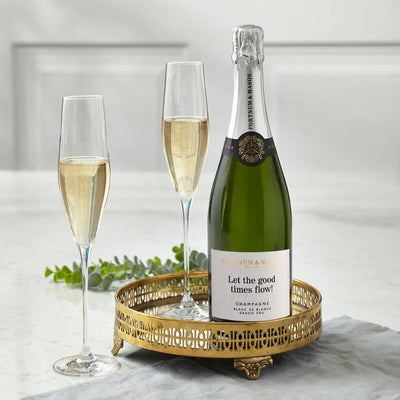 fortnum Fortnum's Personalised Blanc de Blancs Champagne Hostomme 75cl- Buy online at McGrocer