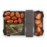Bodum black lunch box and travel mug set with utensils, UK version