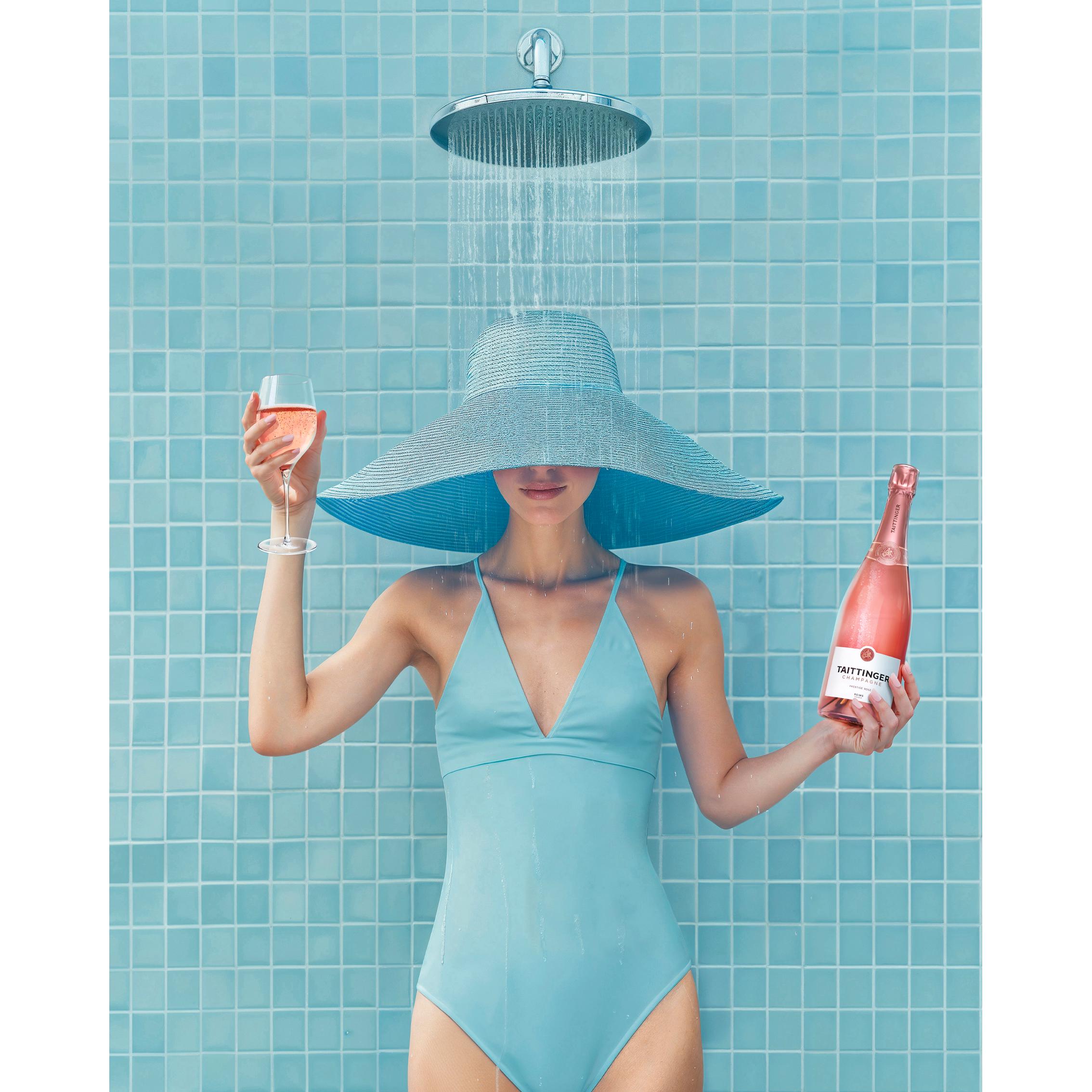 Taittinger Brut Prestige Rosé champagne 750ml (British brand)