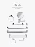 Robert Welch Burford bathroom shelf stainless steel glass, imported from the UK
