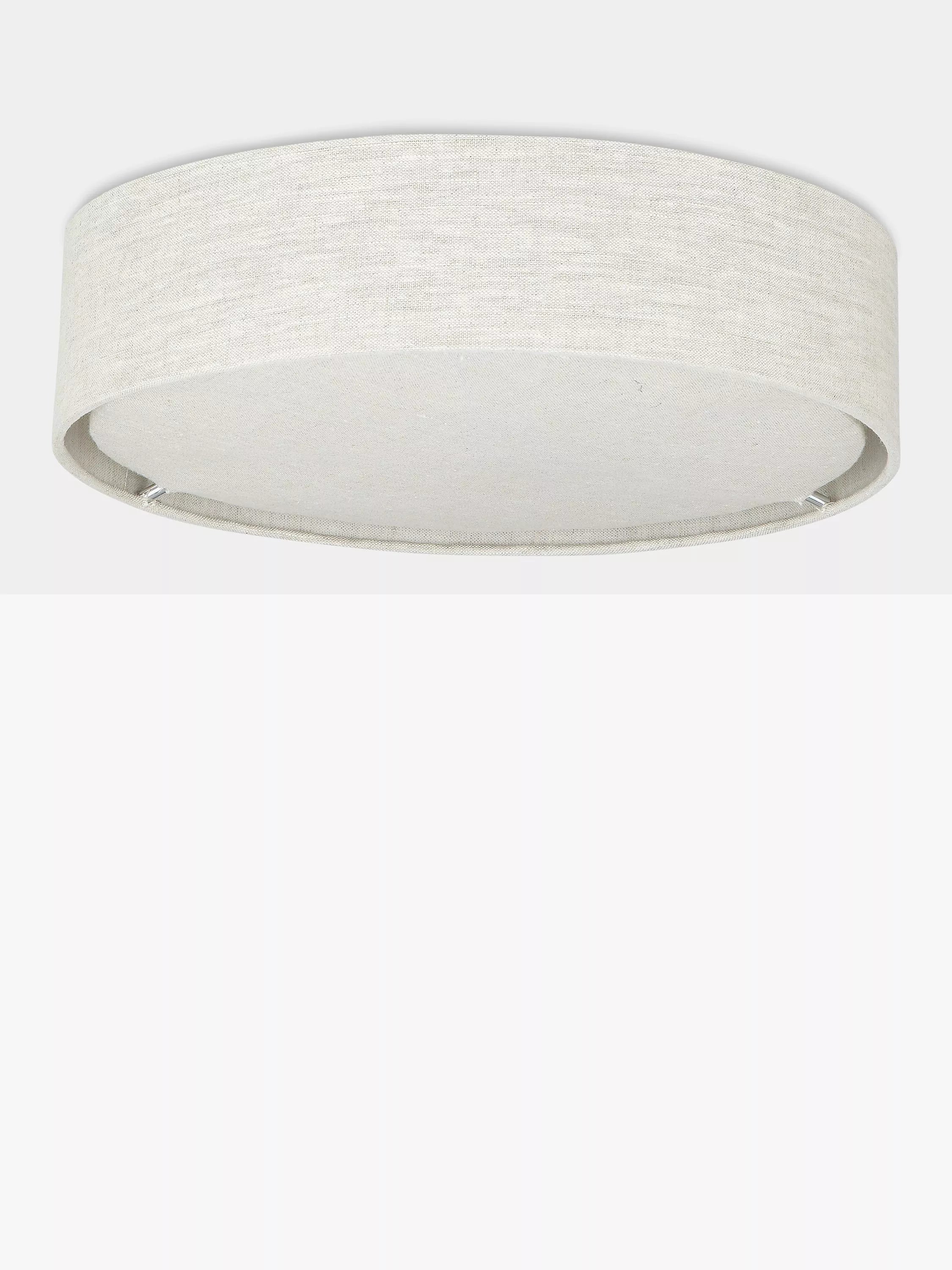 John Lewis Samantha linen ceiling light natural - British product