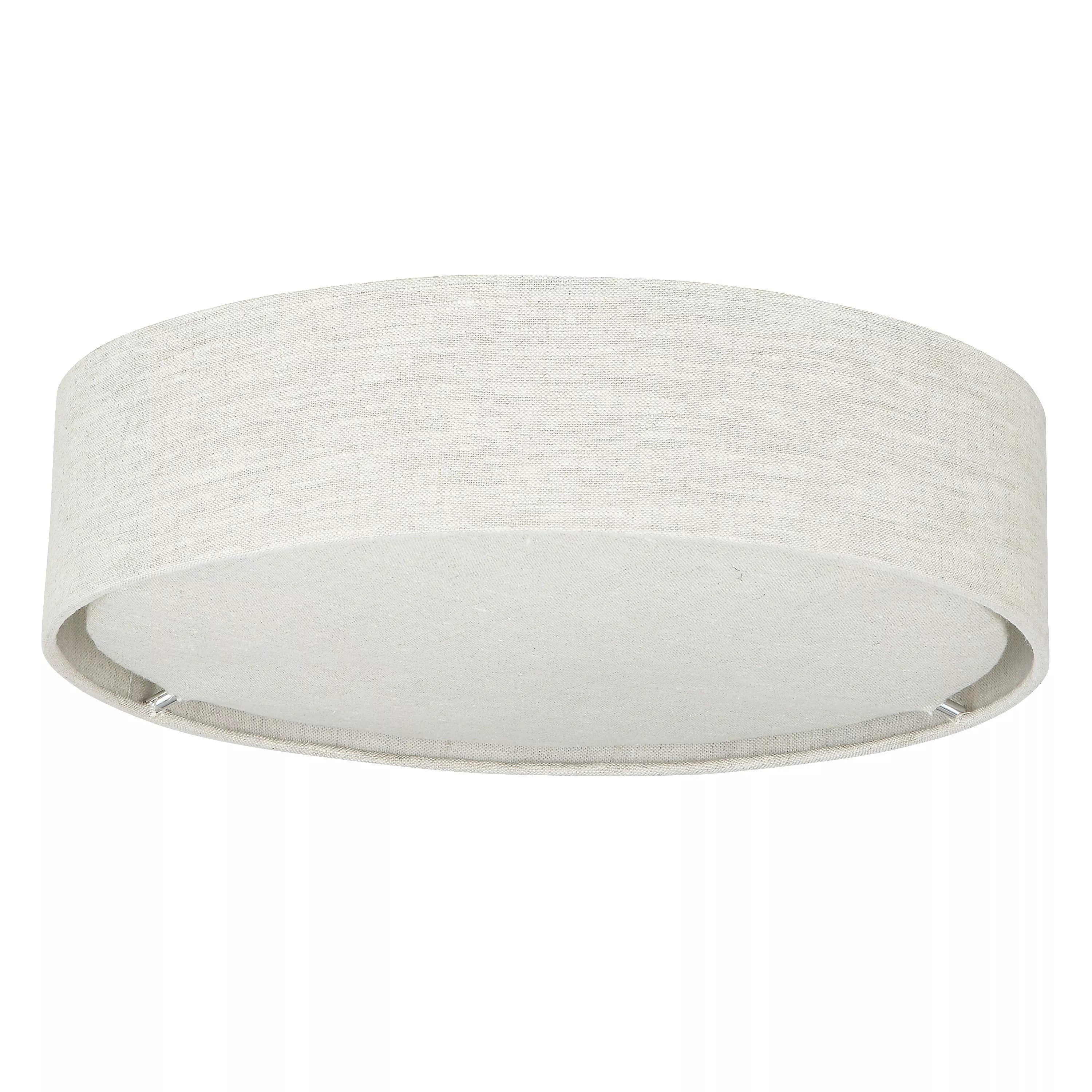 John Lewis Samantha linen ceiling light natural - British product
