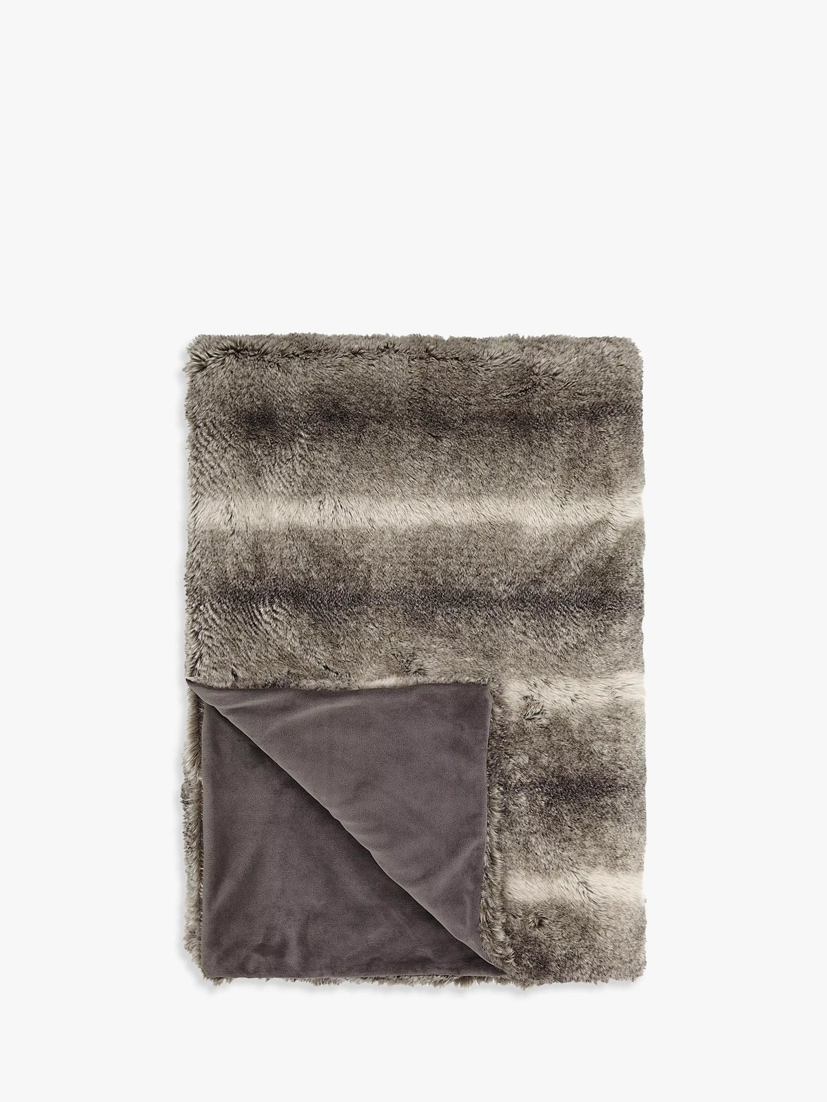 John Lewis faux fur throw 150x200cm, imported from the UK