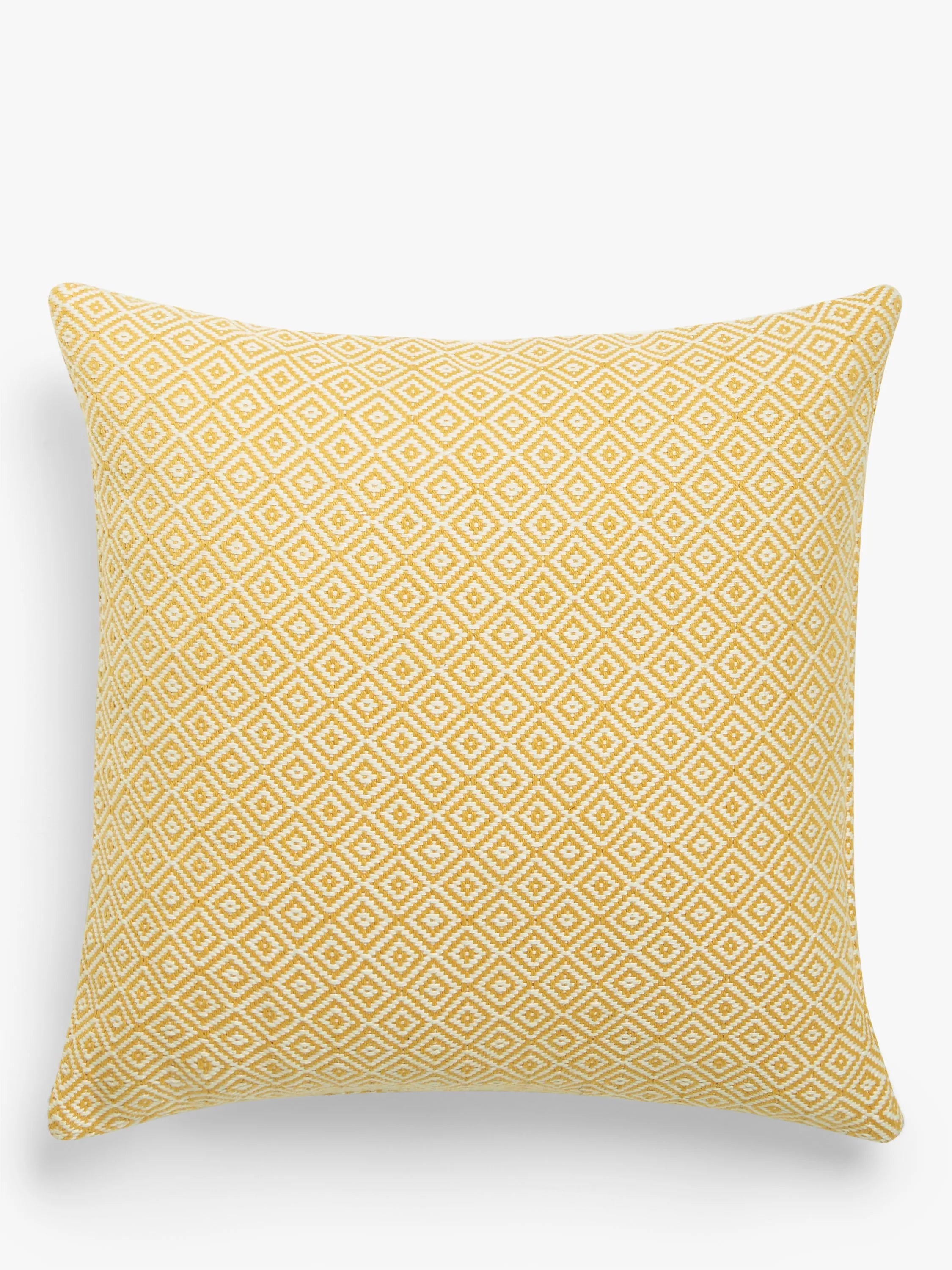 John Lewis diamond design cushion with duck feathers, UK version