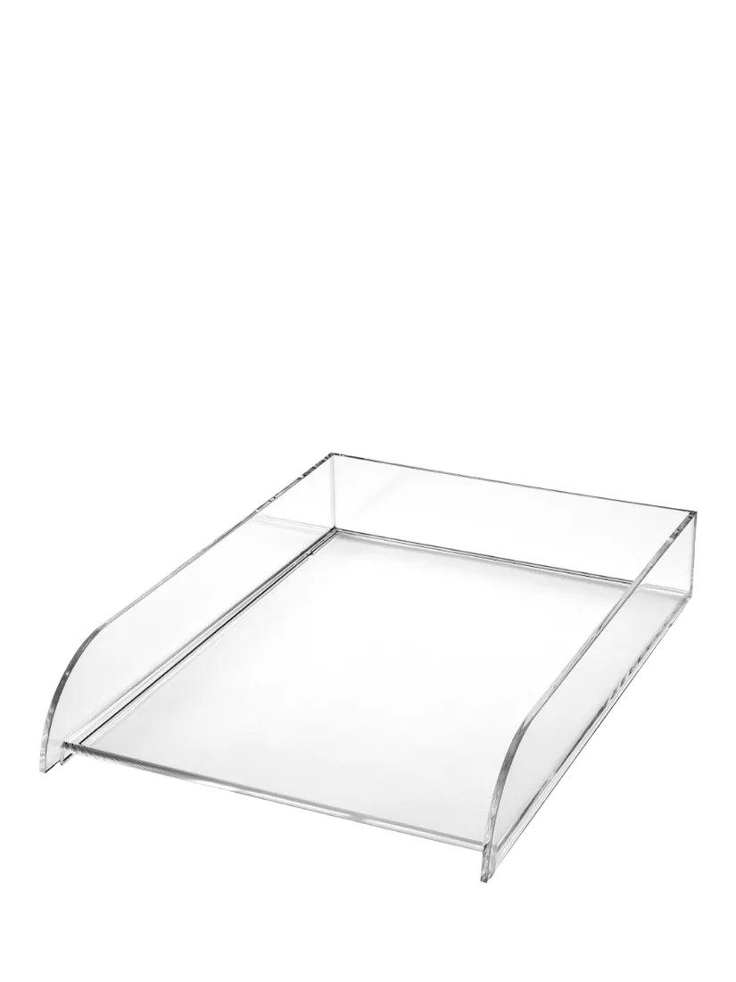Osco clear stackable letter tray - British product