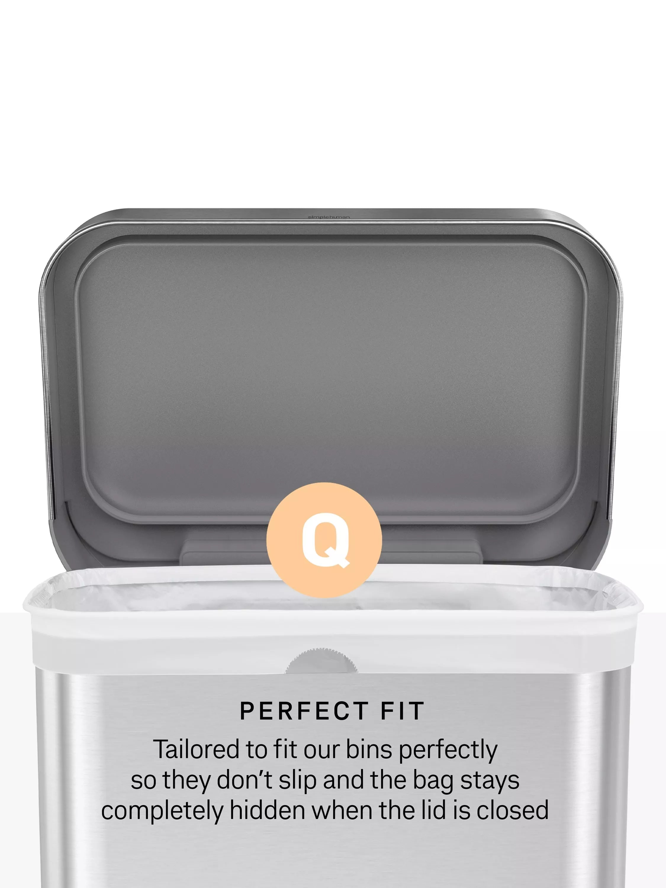 Simplehuman bin liners Code Q pack of 60, UK version