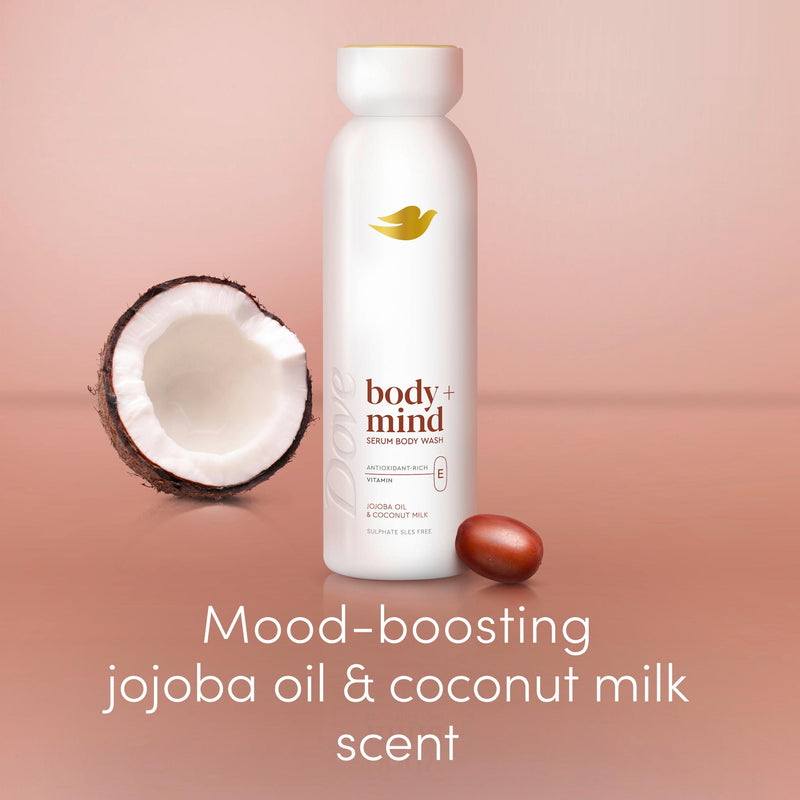 Dove Body and Mind body wash 350ml, imported from the UK