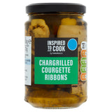 Sainsbury's Chargrilled Courgette Ribbons in sunflower oil with lemon and chilli 280g, imported from the UK
