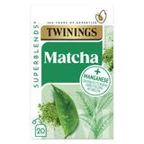 Twinings Superblends Super Green Matcha Tea Bags 40g (British brand)