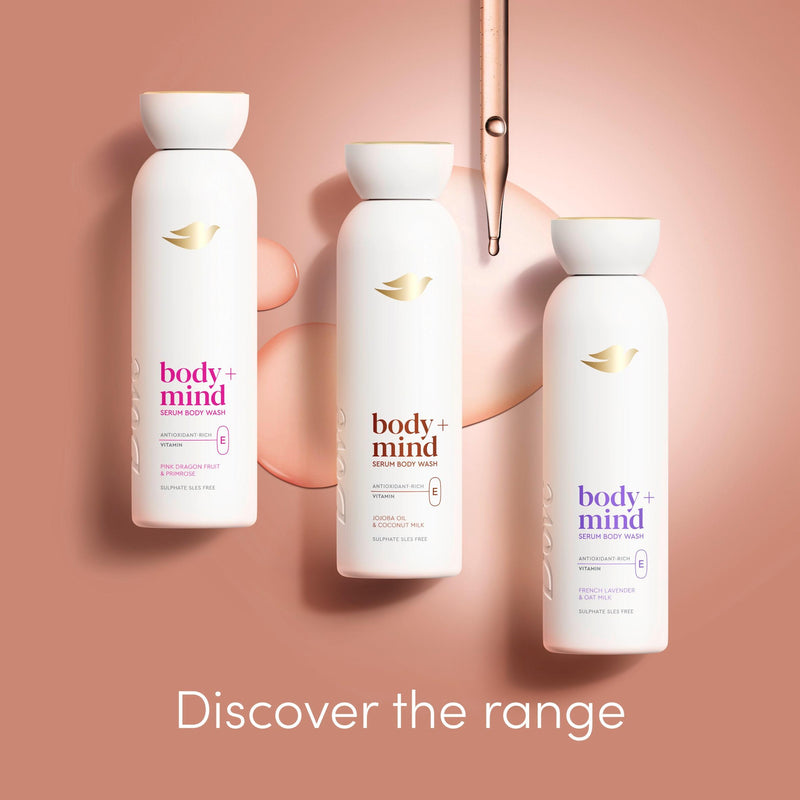 Dove Body and Mind body wash 350ml, imported from the UK