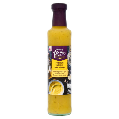 Sainsburys Sainsbury's Taste the Difference French Vinaigrette Salad Dressing with Dijon Mustard 255ml- Buy online at McGrocer