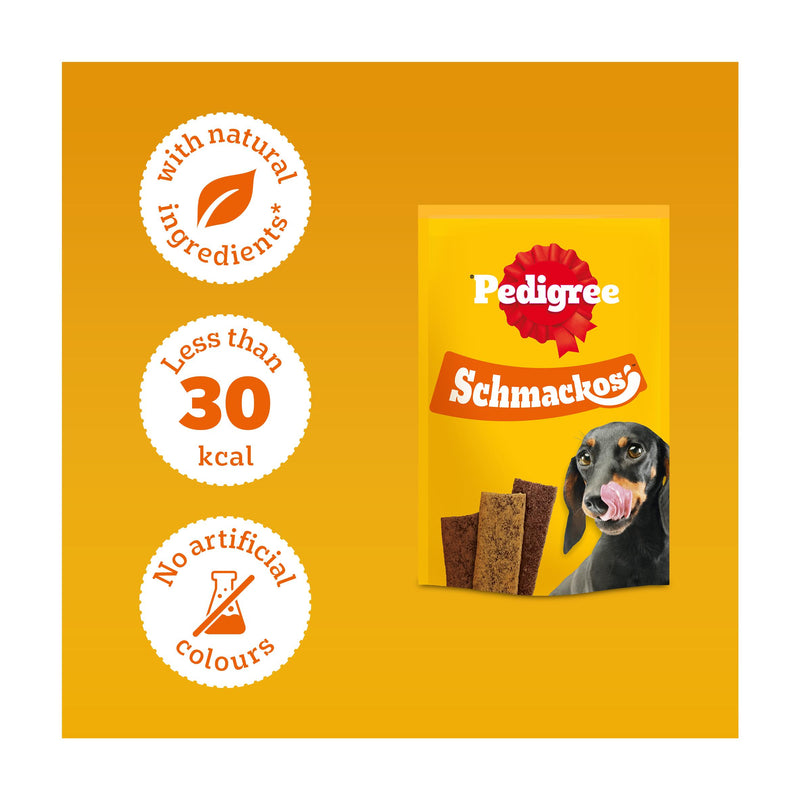 Pedigree dog treats Meaty Multi Mix 790g, imported from the UK