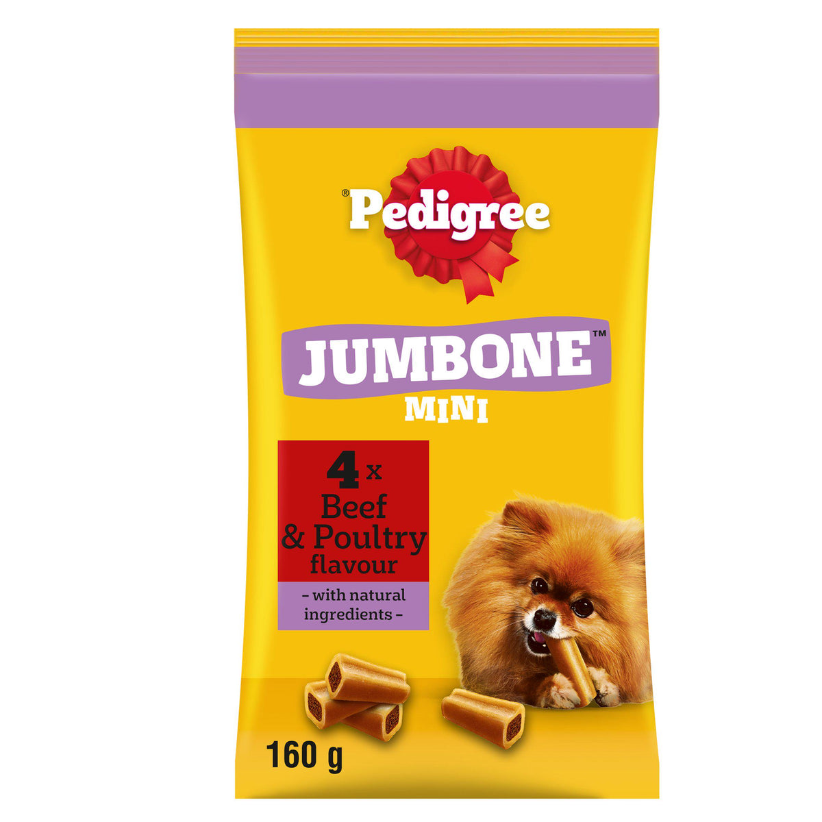 Pedigree Jumbone Mini dog treats 160g, UK version
