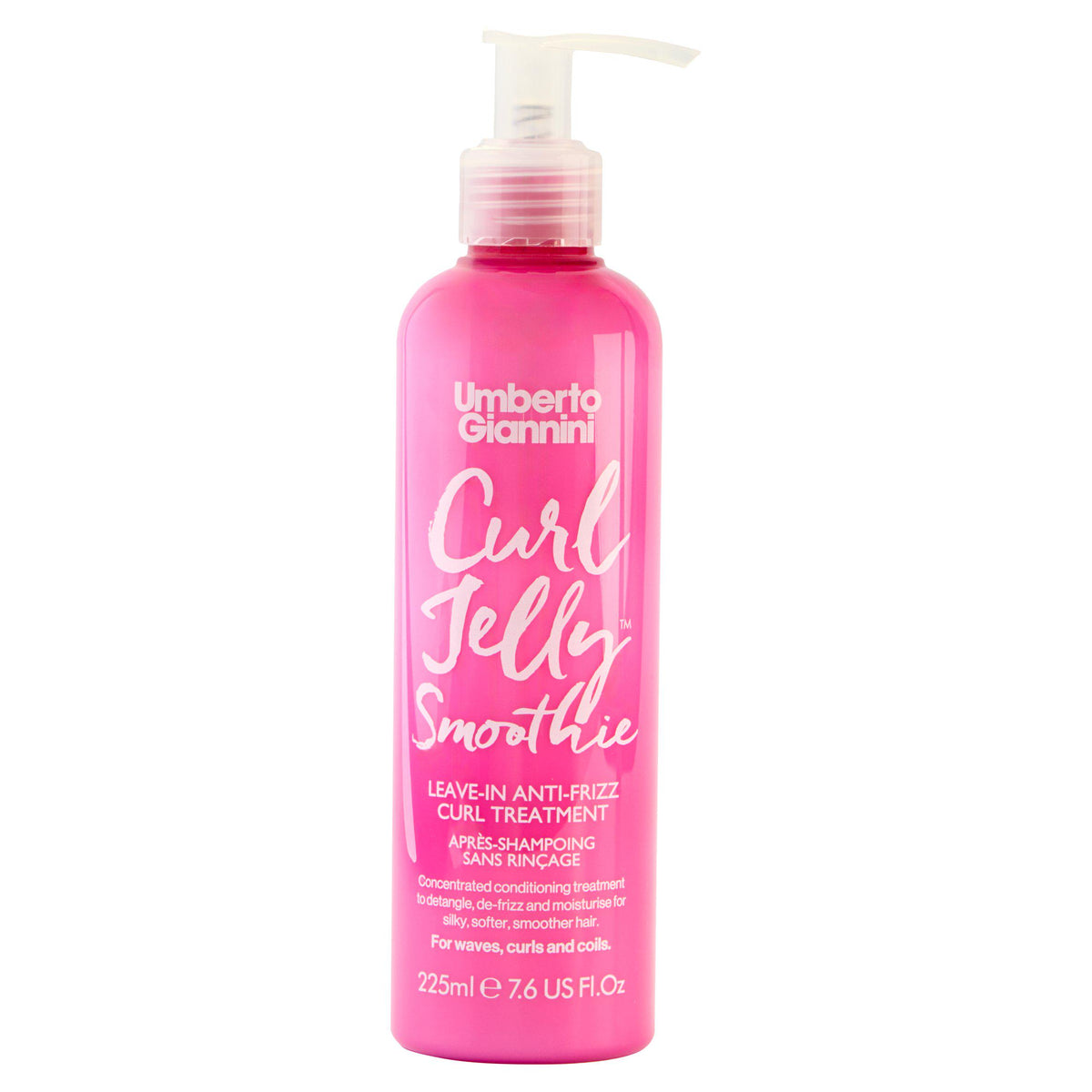 Umberto Giannini Curl Jelly Smoothie leave-in treatment 225ml - British product