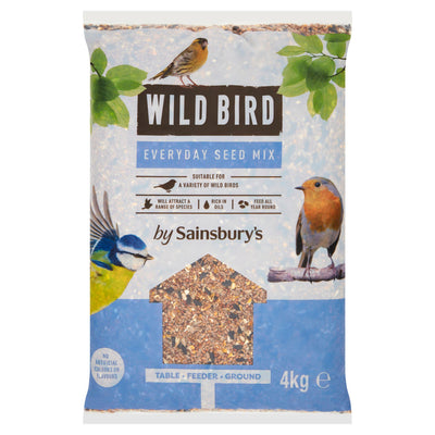 Sainsburys Sainsbury's Wild Bird Seed Mix 4kg- Buy online at McGrocer