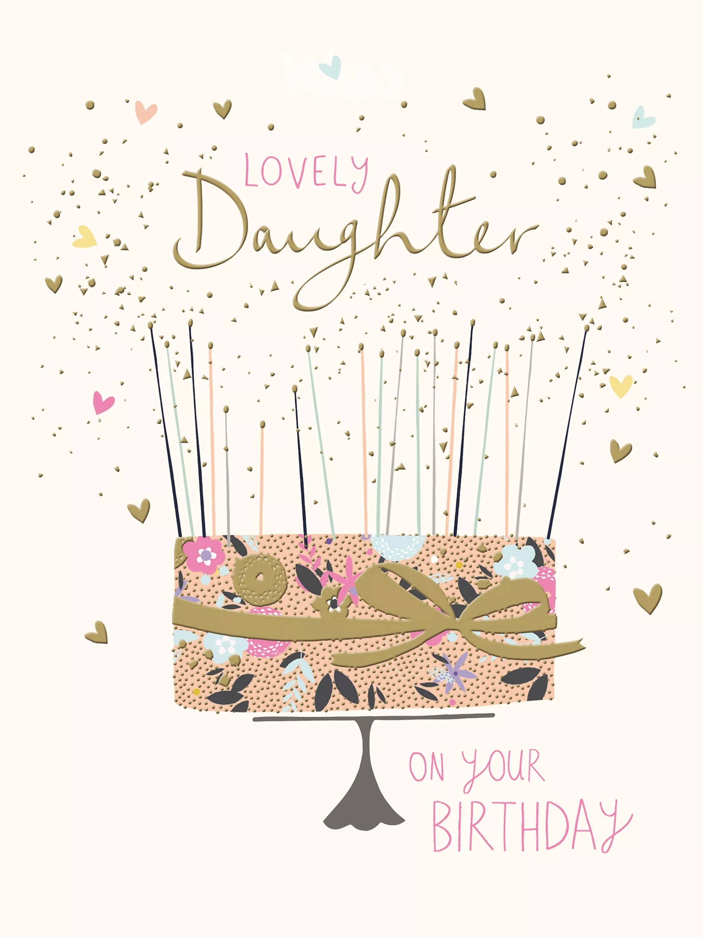 Woodmansterne Amazing Daughter Birthday Card 15x15cm, imported from the UK