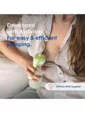 MAM manual breast pump with soft silicone funnel - British product