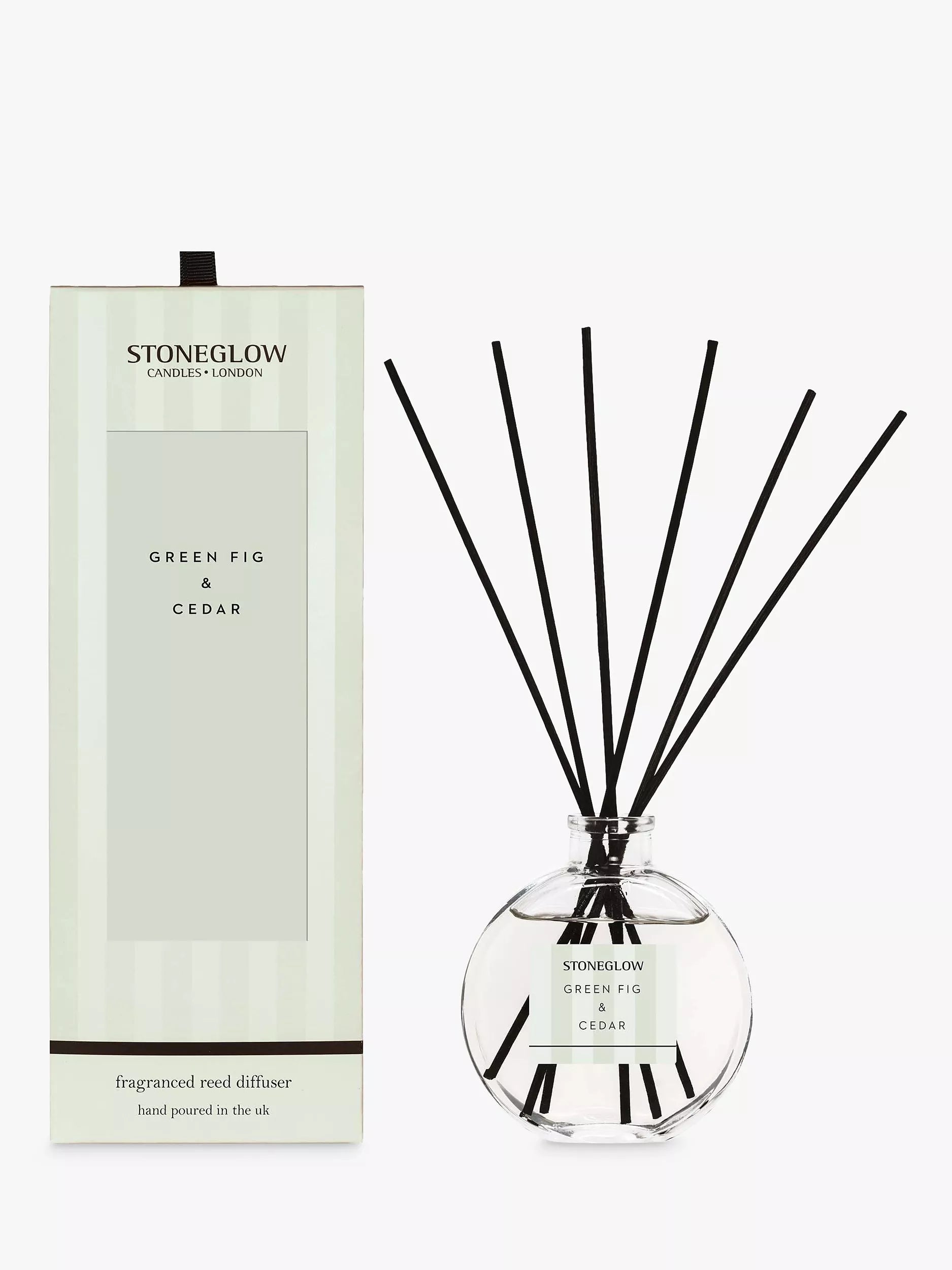 Stoneglow Green Fig and Cedar Reed Diffuser 120ml (British brand)