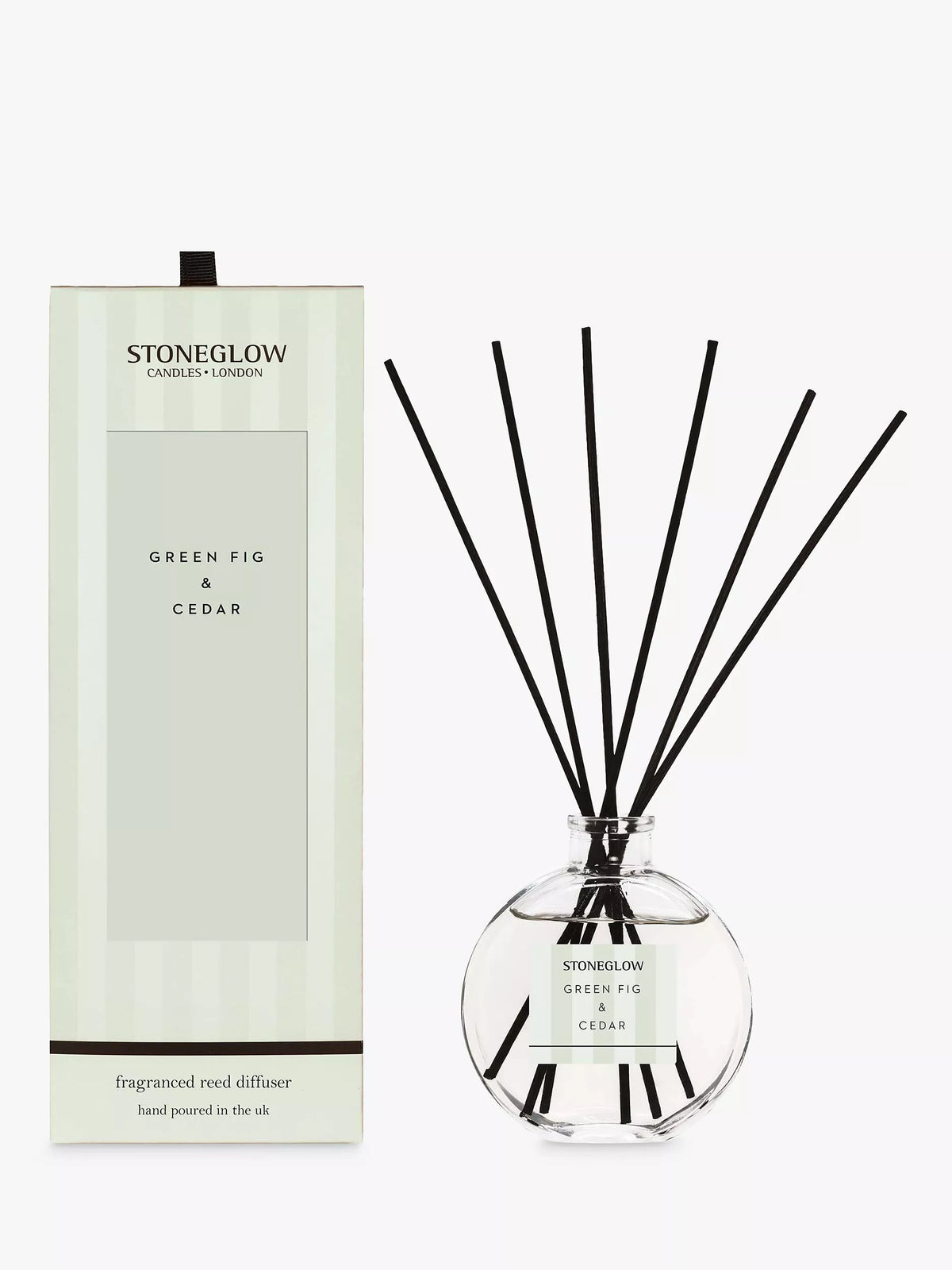 Stoneglow Green Fig and Cedar Reed Diffuser 120ml (British brand)