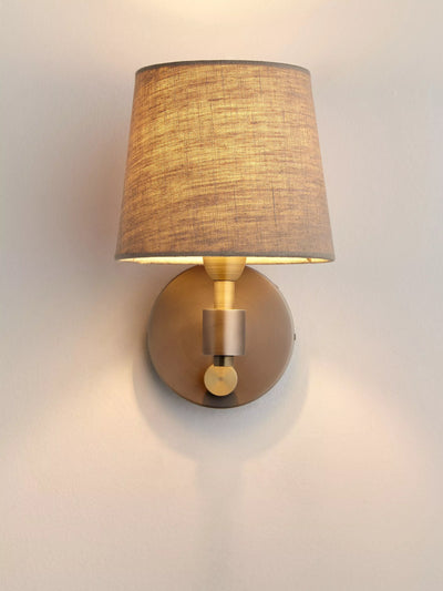 John Lewis John Lewis Ansel Wall Light Brass/Pewter- Buy online at McGrocer