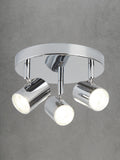 Searchlight chrome Rollo ceiling light 3 spots (British brand)