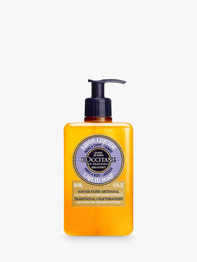 John Lewis Family Size Shea Lavender Hands and Body Liquid Soap 500ml- Buy online at McGrocer