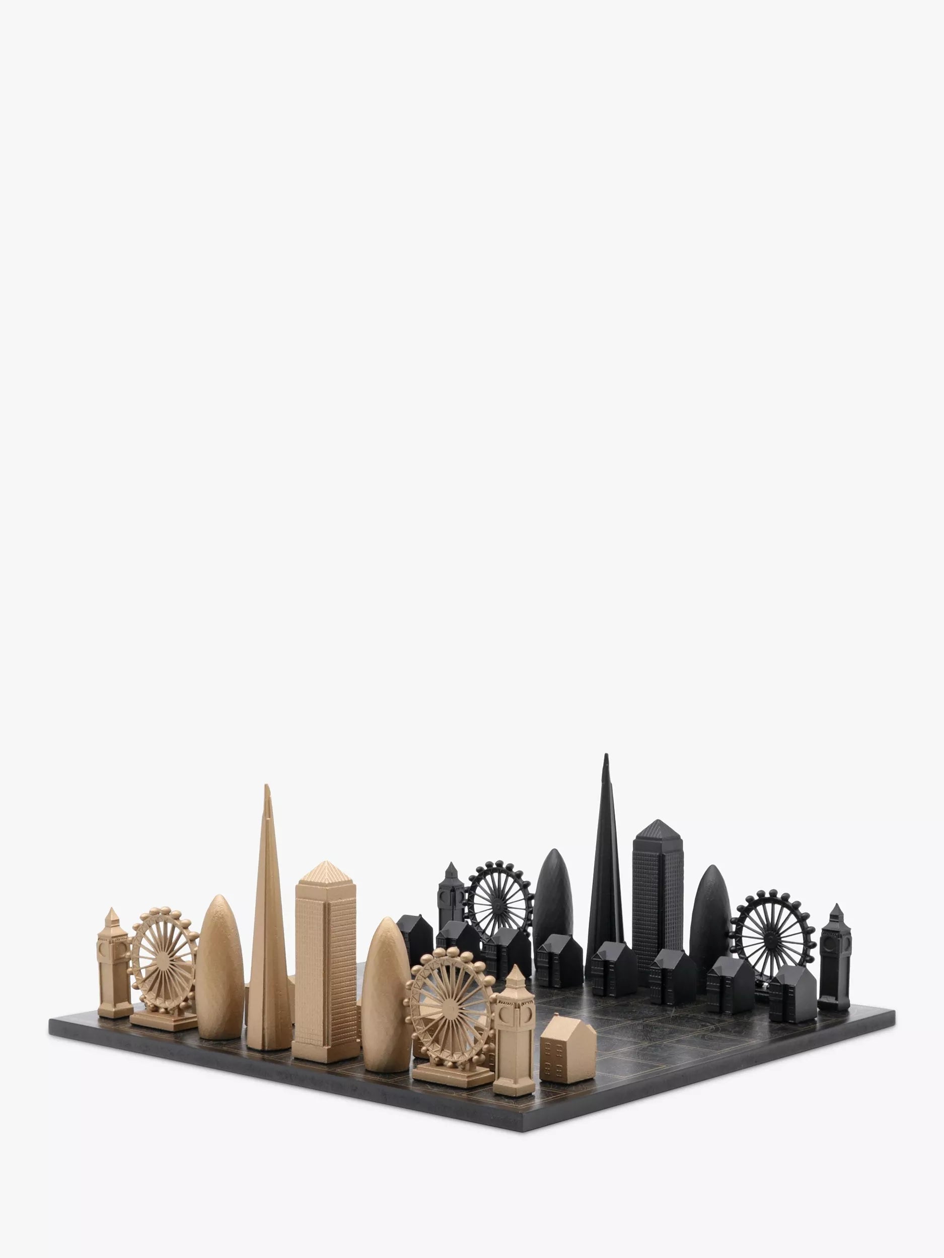 Skyline Chess bronze London edition chess set - British product
