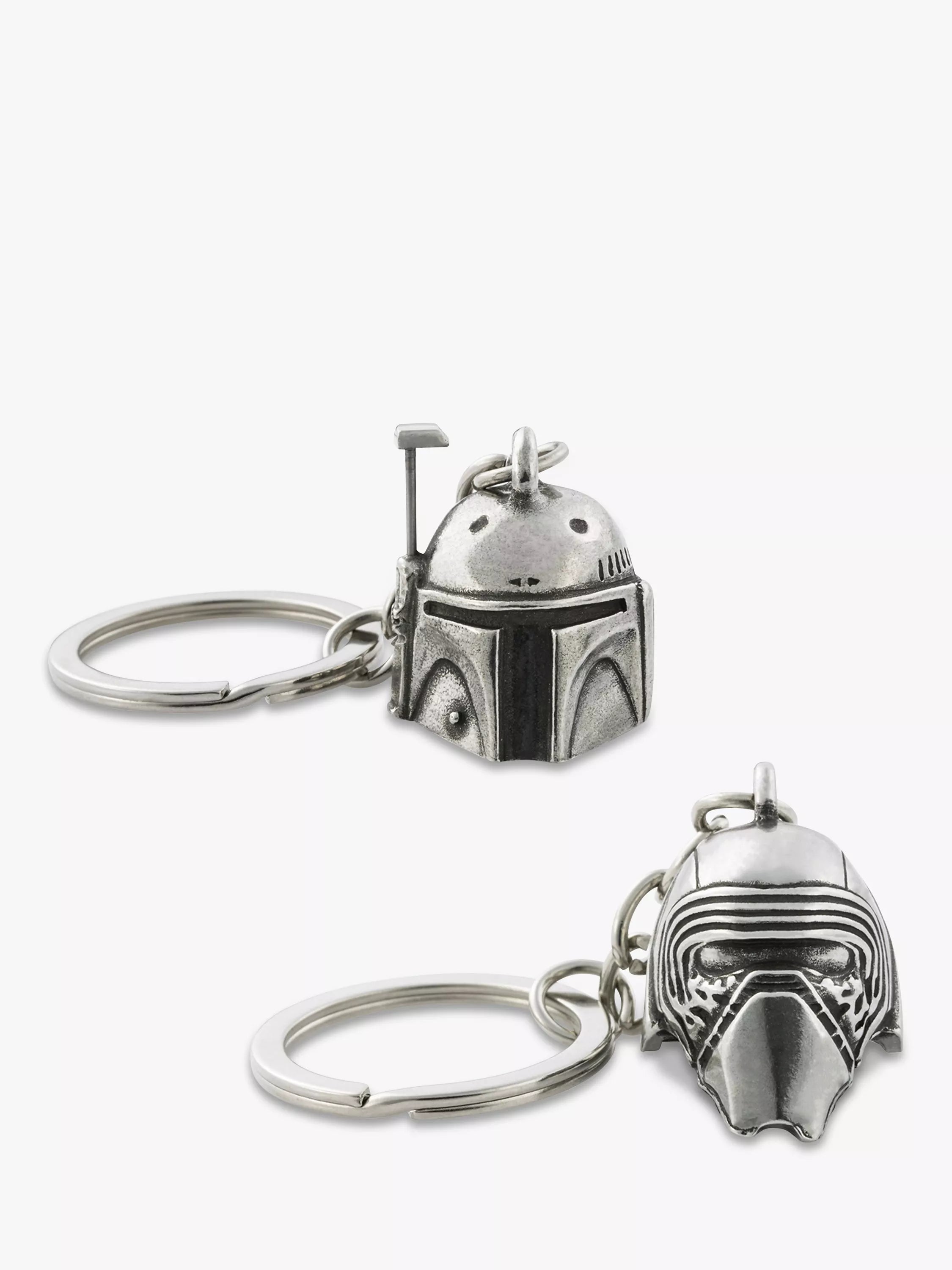 Royal Selangor Star Wars keyrings set of 2 pewter, imported from the UK