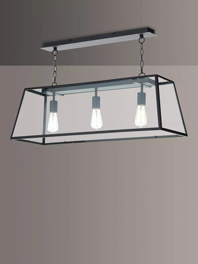 John Lewis Där Academy 3 Light Bar Industrial Ceiling Light- Buy online at McGrocer