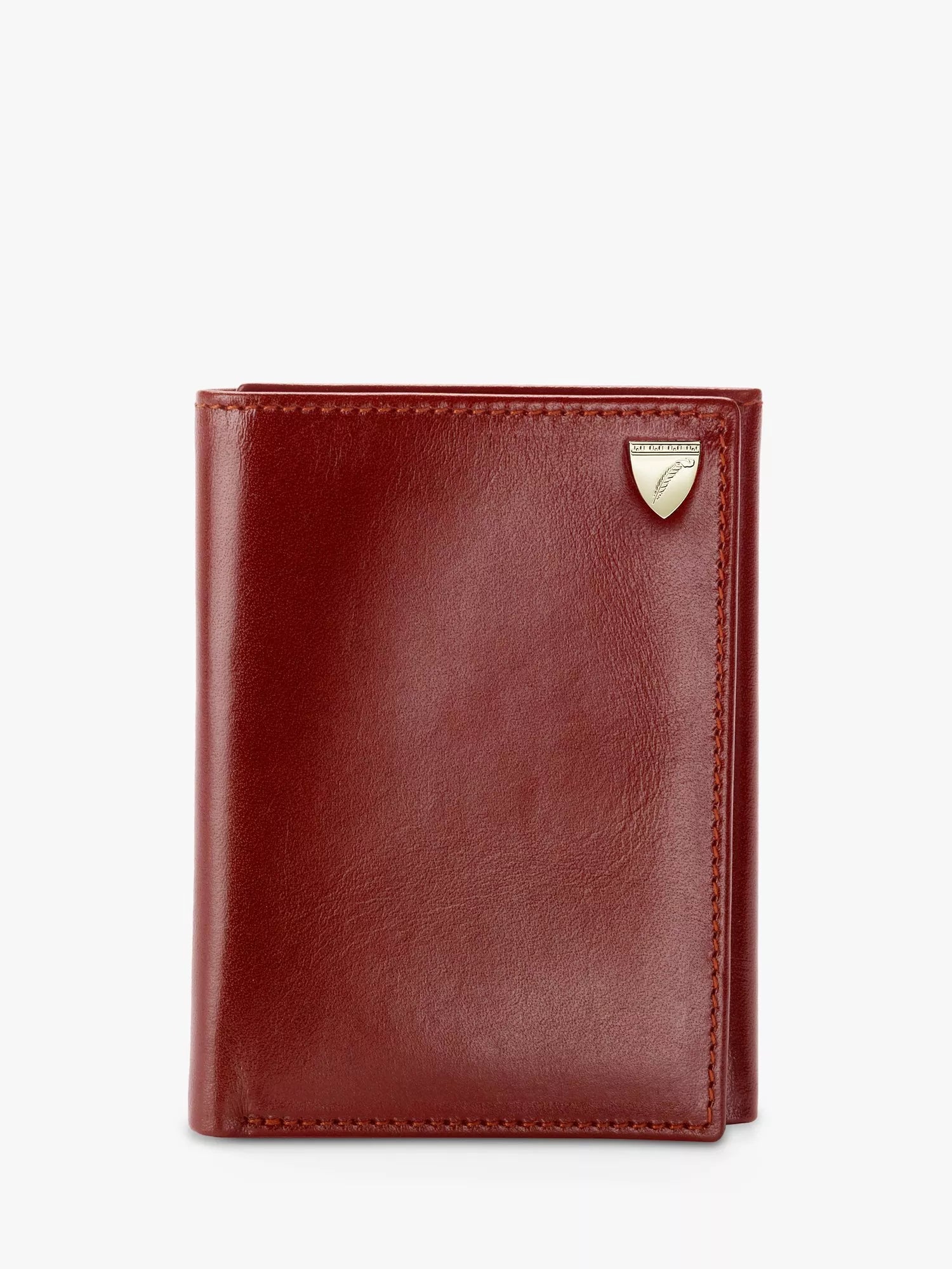 Aspinal of London trifold wallet smooth leather, UK version