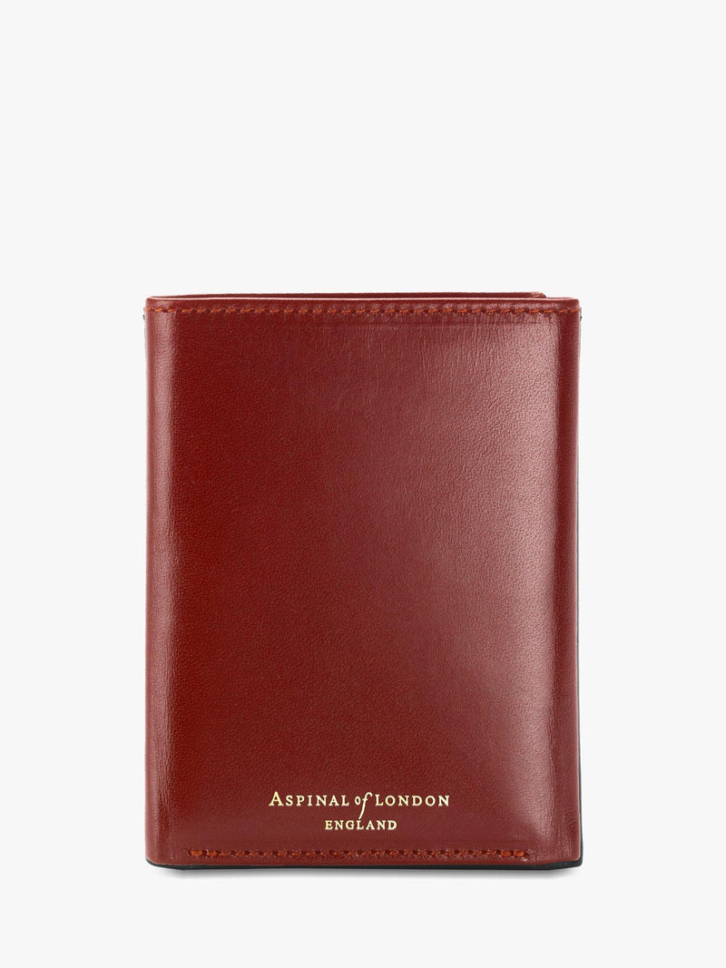 Aspinal of London trifold wallet smooth leather, UK version